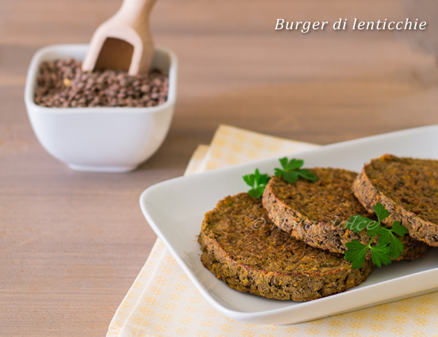 Burger di lenticchie ricetta vegana facile