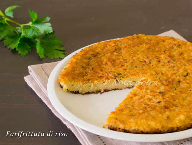 Farifrittata di riso ricetta facile