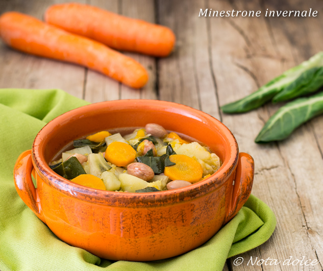 Minestrone invernale ricetta gustosa