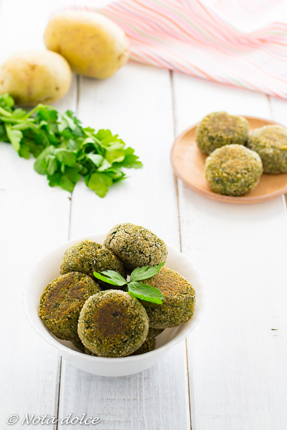 Polpette di spinaci con patate e tofu ricetta facile