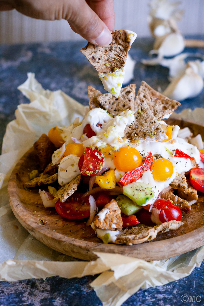 Nachos fatti in casa con farina di miglio