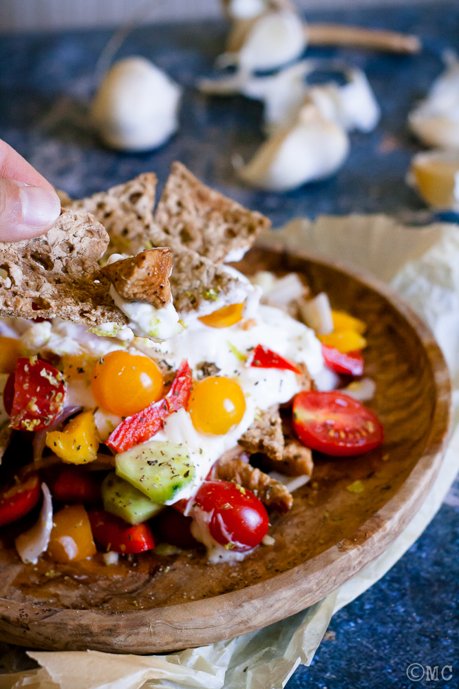 Nachos fatti in casa con farina di miglio