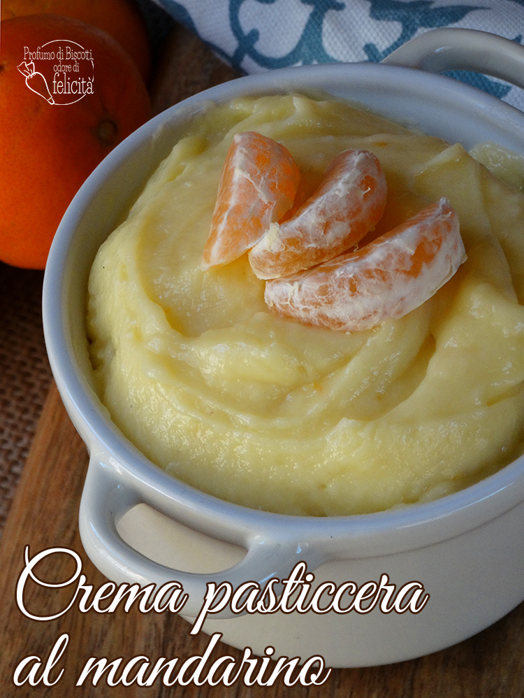 Crema pasticcera al mandarino