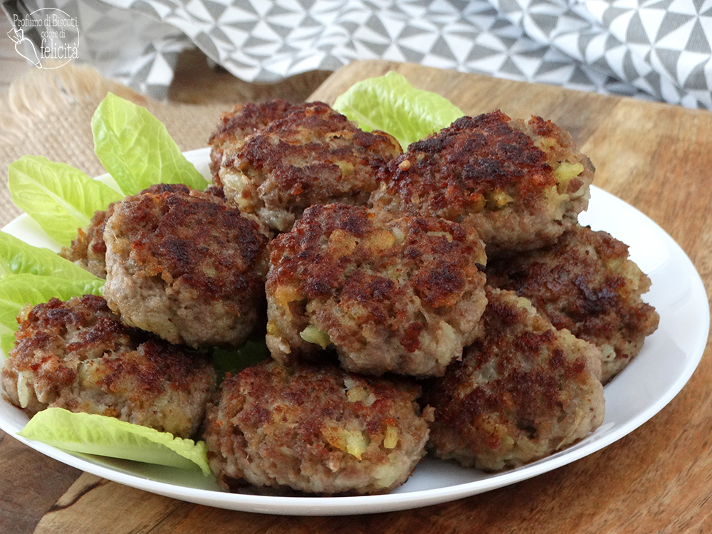 polpette rustiche carne e patate senza uova