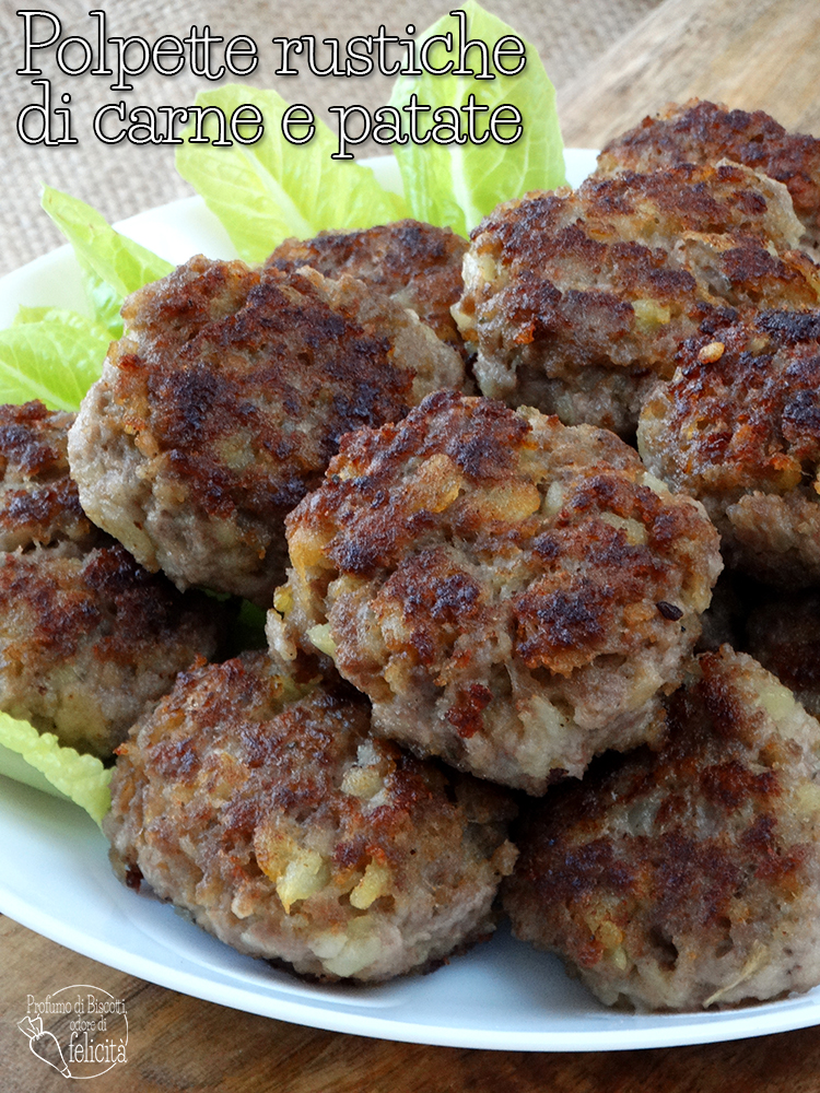 polpette rustiche di carne e patate