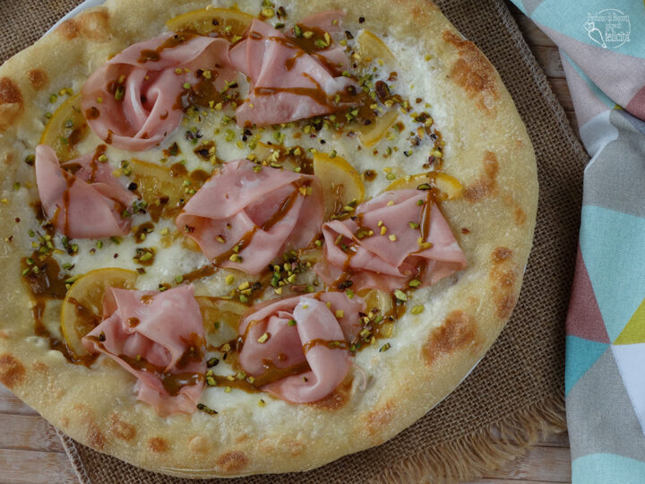 pizza mortadella e limone