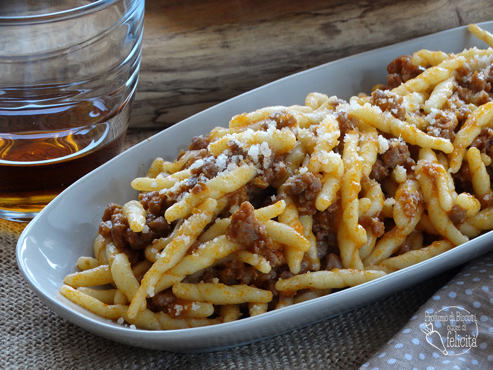 trofie al ragù d'anatra
