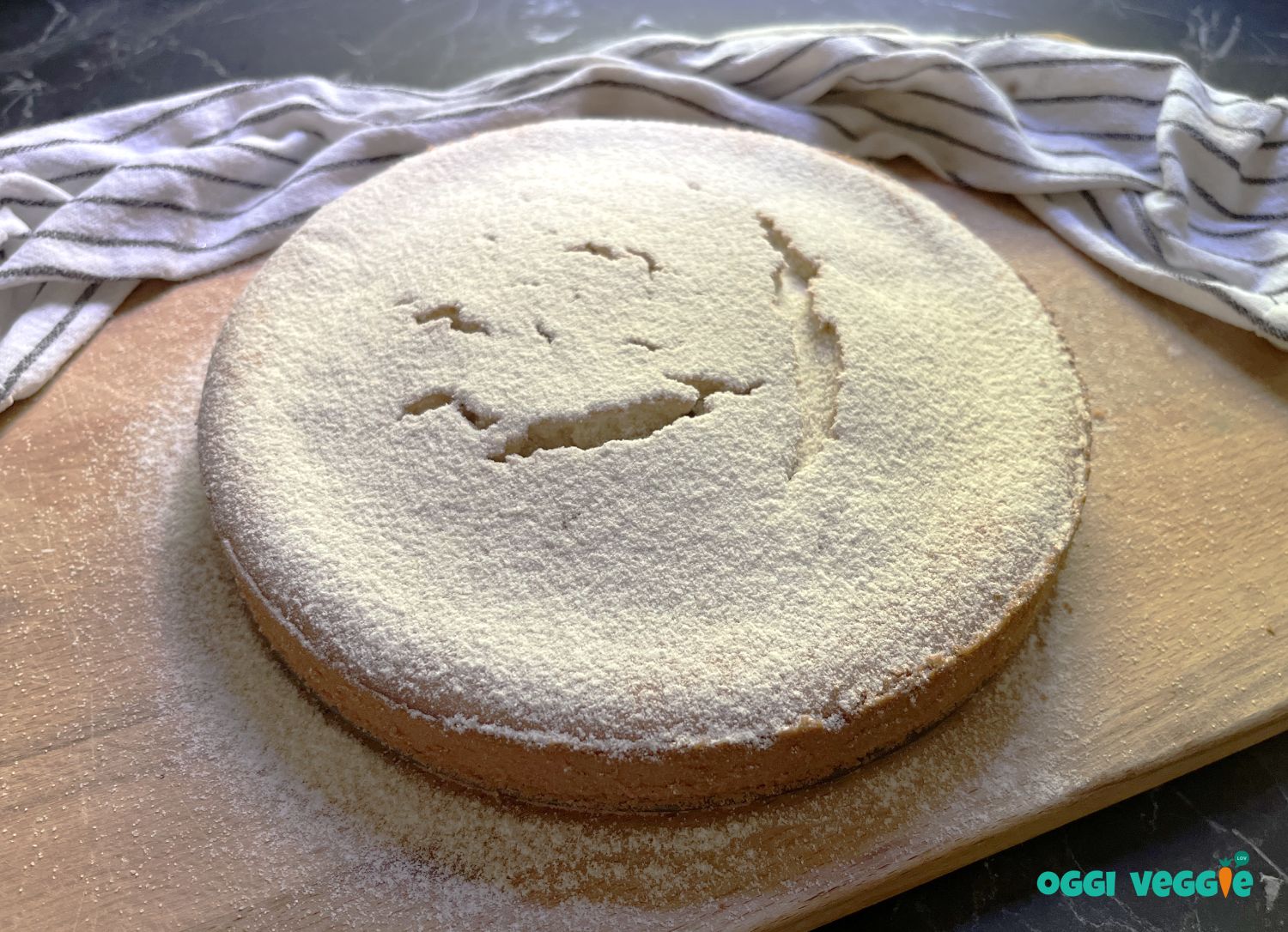 torta con latte di cocco in lattina