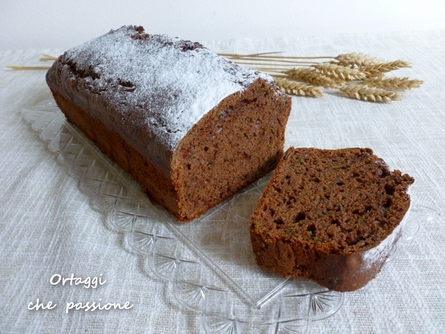 Plumcake zucchine e cioccolato Ortaggi che passione by Sara