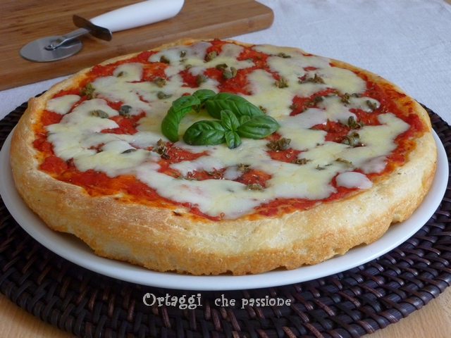 Pizza lunga lievitazione -Ortaggi che passione