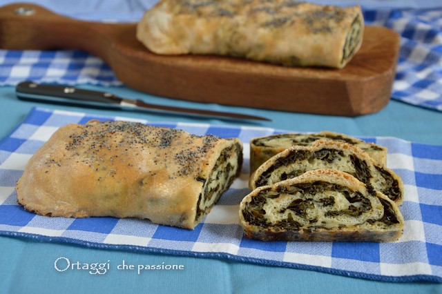 Strudel di verdura e caciotta