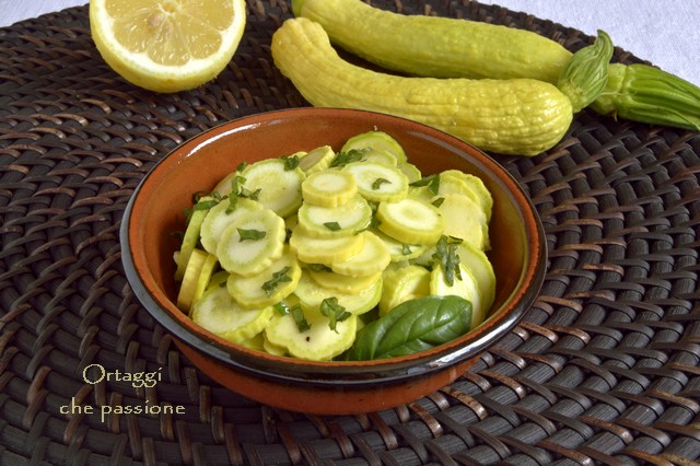 Insalata di Zucchino Giallo Rugoso Friulano, ortaggi che passione by sara