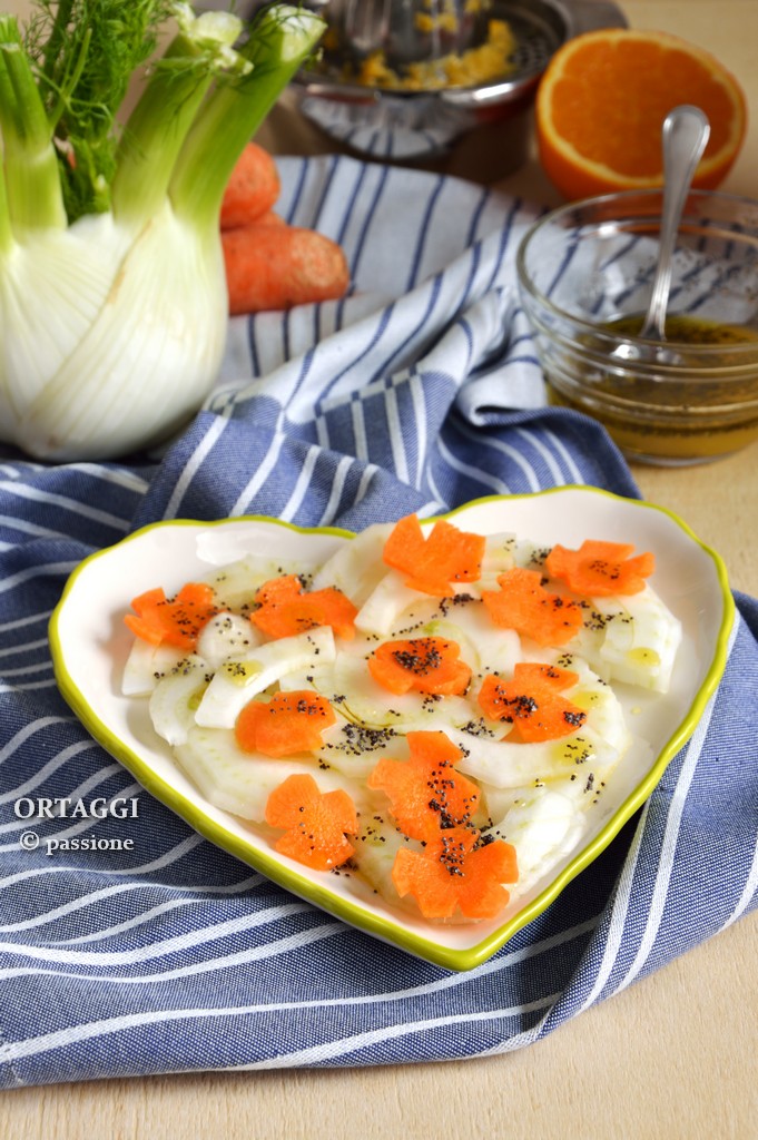 Insalata di finocchi e carote con agrumi ORTAGGI © passione
