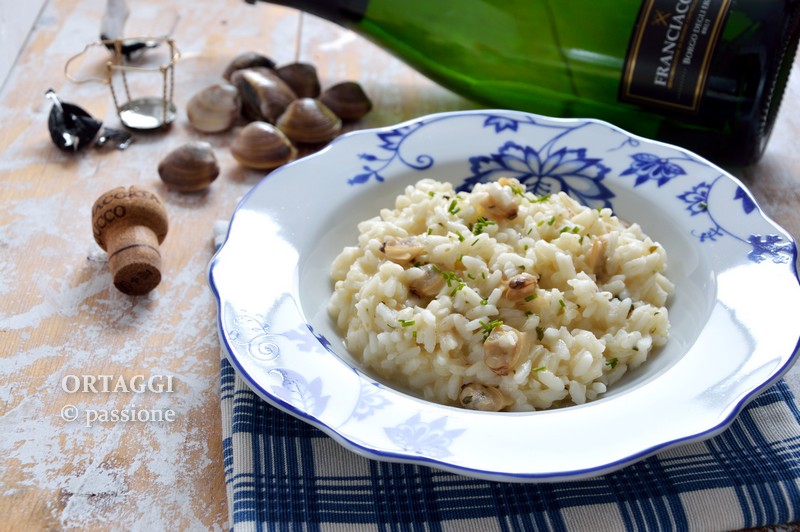 Risotto vongole e spumante ORTAGGI © passione by Sara Grissino