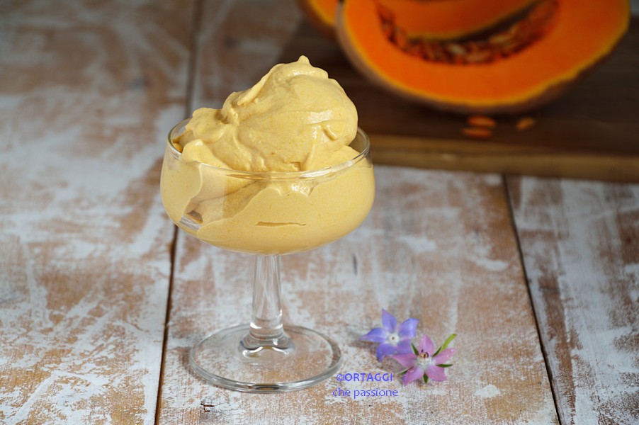 Gelato alla zucca cremoso ORTAGGI che passione - Sara Grissino