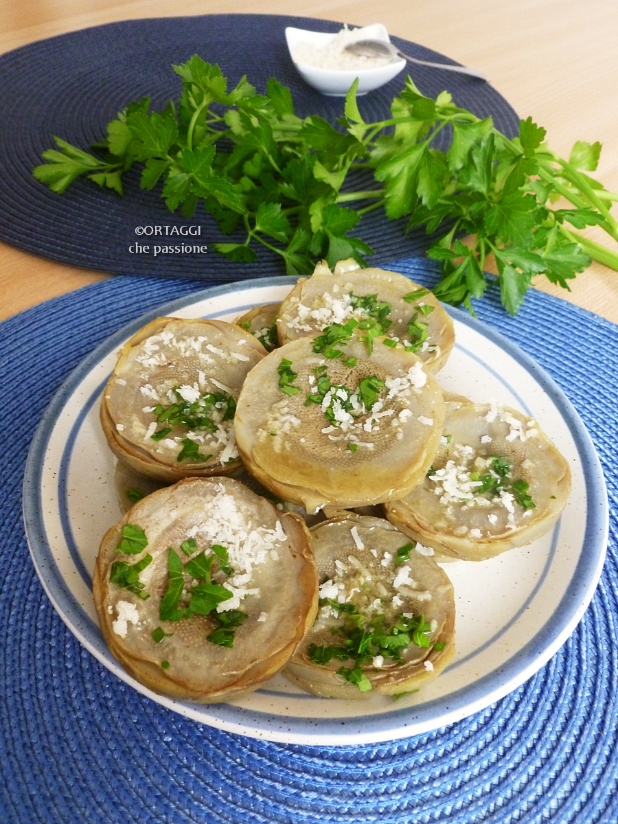 fondi di carciofo ricetta facile ORTAGGI che passione by Sara