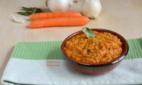 Ragù di lenticchie – ricette vegane