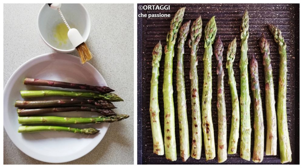 asparagi grigliati - foto ricetta passo passo