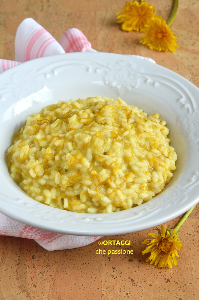 Risotto con fiori eduli - ricetta facile | ORTAGGI che passione