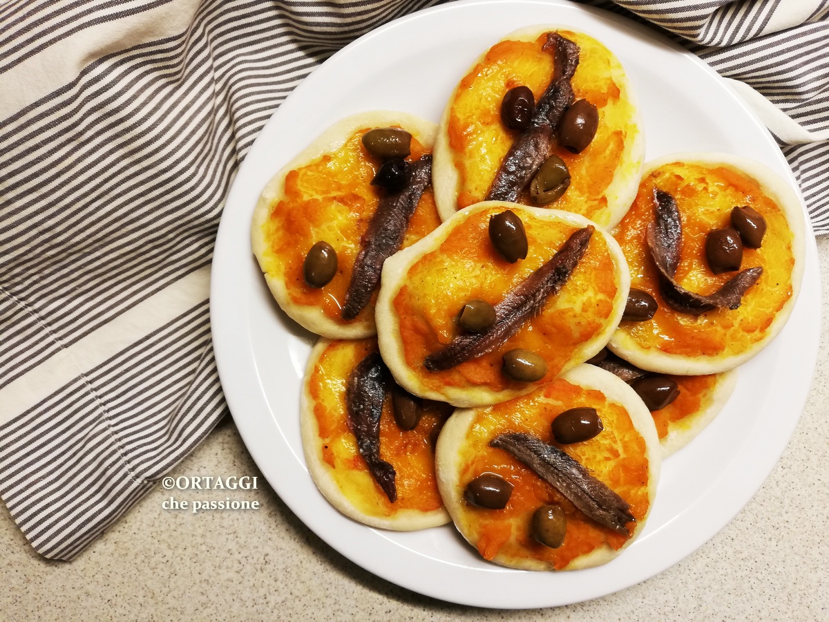 pizzette con solo esubero di pasta madre