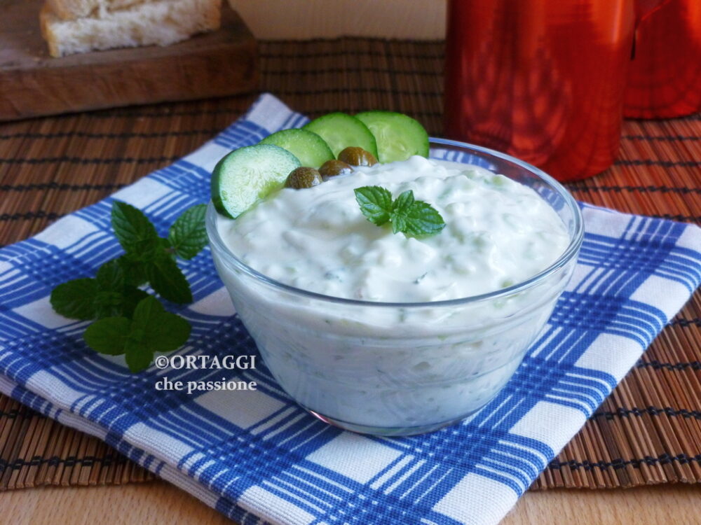 Salsa Tzatziki greco - ricetta della tradizione