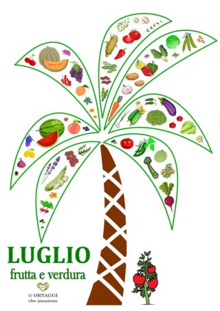 Verticale 7 LUGLIO frutta e verdura di stagione ORTAGGI CHE PASSIONE by Sara Grissino