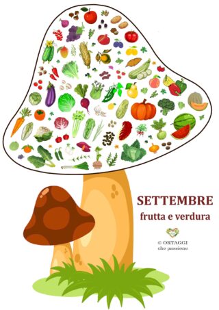 V 9 SETTEMBRE frutta e verdura di stagione ORTAGGI che passione by Sara Grissino