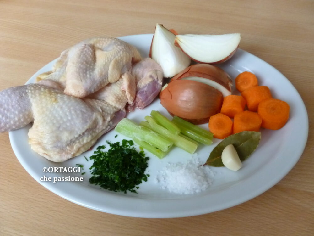 ingredienti brodo di gallina