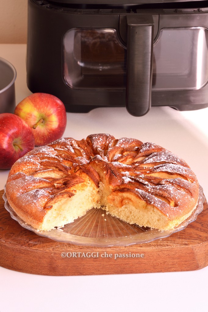 Torta di mele in friggitrice ad aria | ORTAGGI che passione