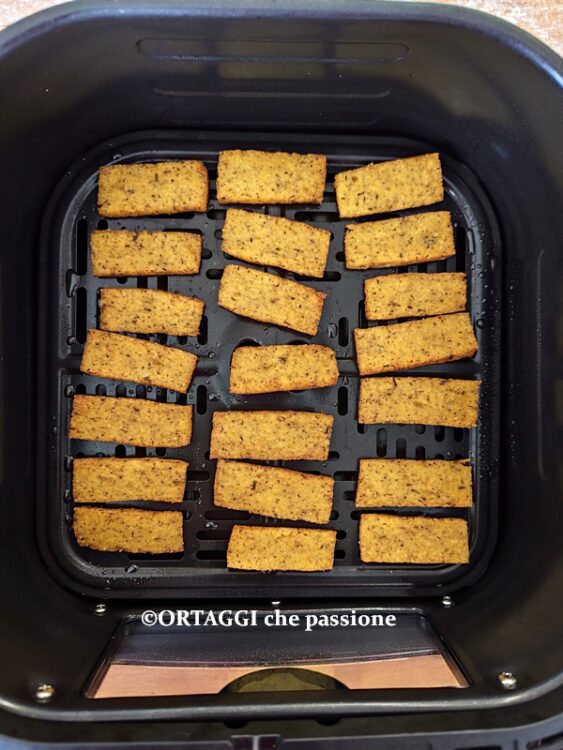 polenta fritta in friggitrice ad aria croccante