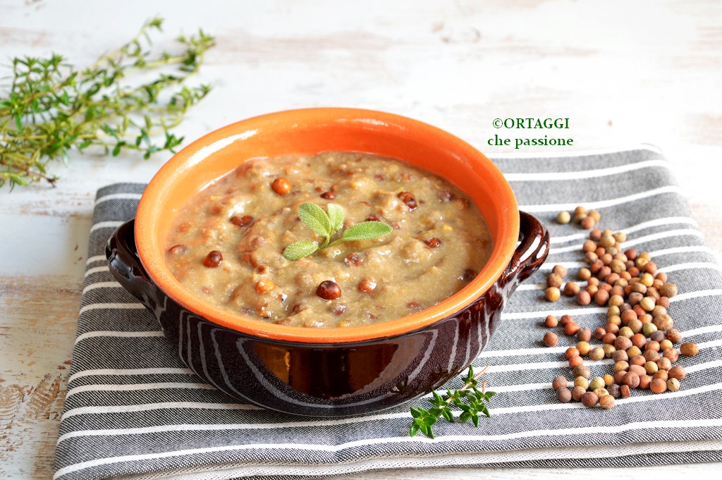 zuppa di roveja alla contadina