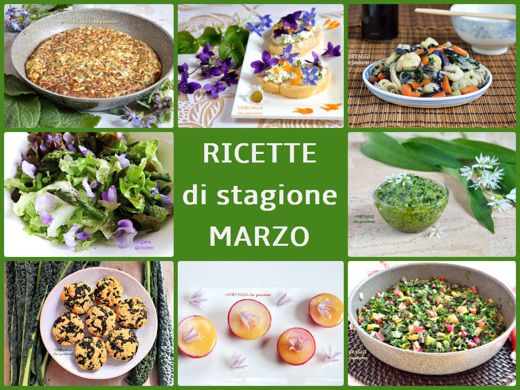ricette-con-le-verdure-di-stagione-di-MARZO - ORTAGGI che passione