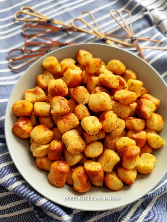 gnocchi fritti in friggitrice ad aria - ricetta veloce