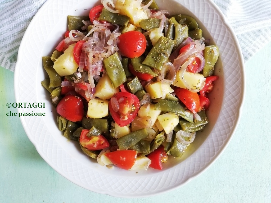 Insalata patate e taccole