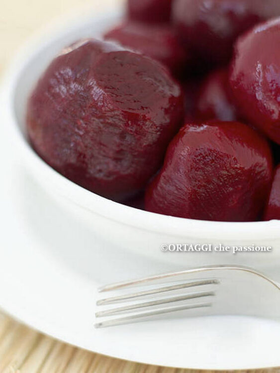 rapa barbabietola rossa lessata o bollita