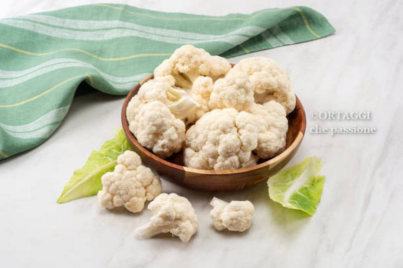 tagliare le cimette cavolfiore