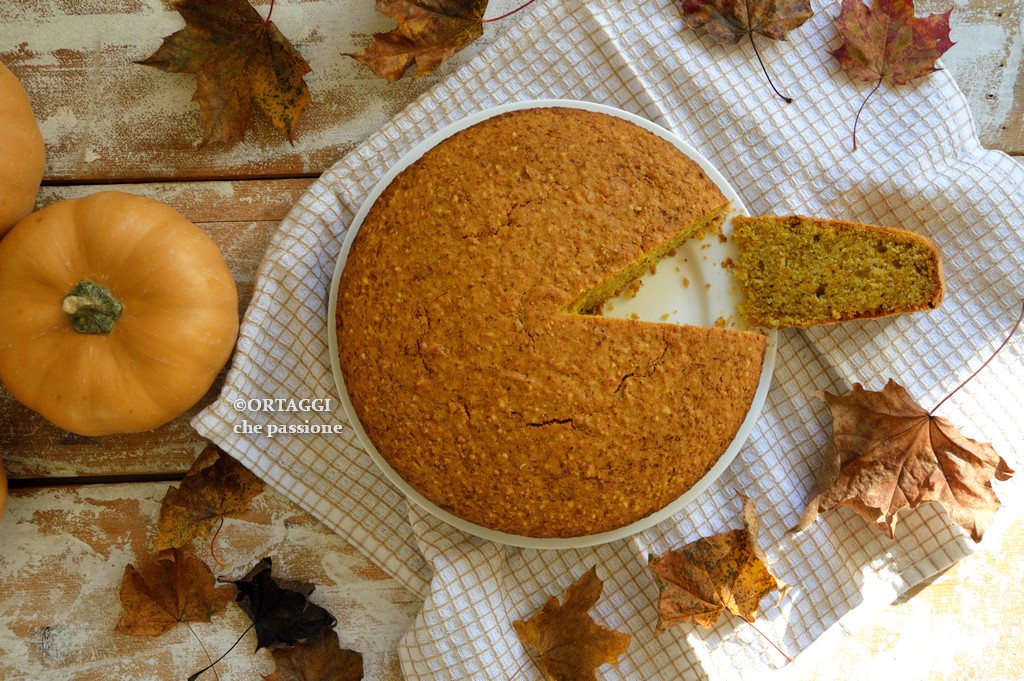 torta di zucca della nonna frullata cruda - cremosa