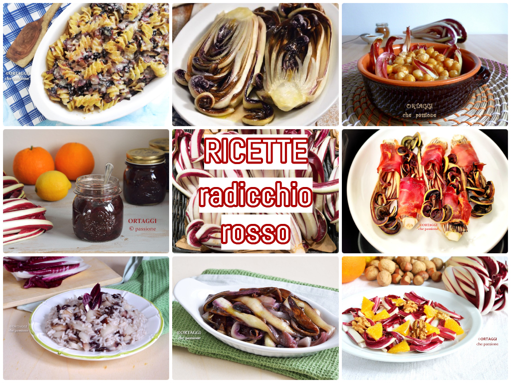 ricette radicchio trevigiano - contorno - secondi piatti - ORTAGGI che passione by Sara