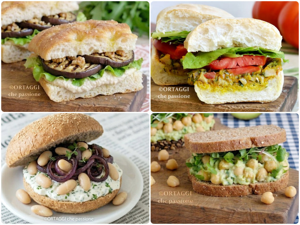 ricetta panino vegano e ingredienti - cucina botanica