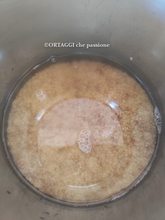 lenticchie e cereali in padella pre cottura
