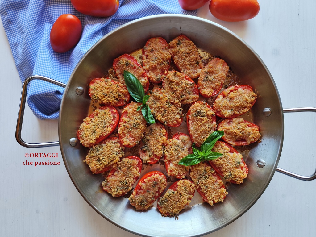 pomodori san marzano gratinati light