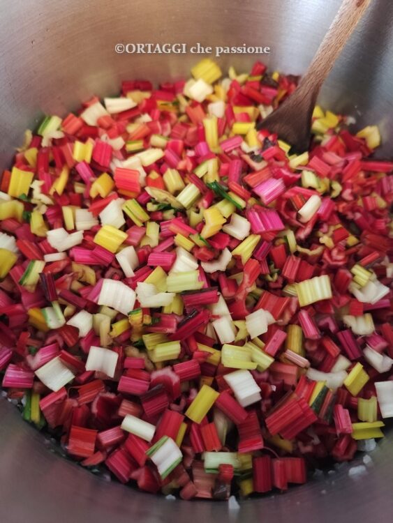 biete colorate in padella