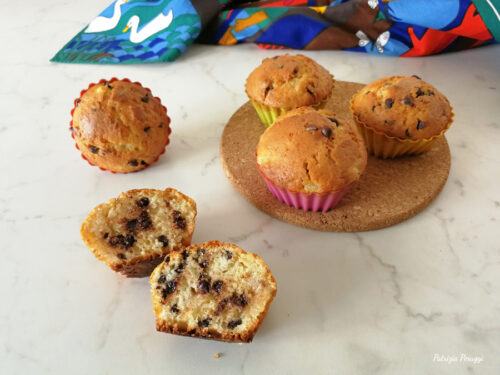 MUFFIN BANANA E CIOCCOLATO ALLO YOGURT