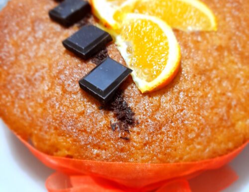 Torta morbida all’arancia