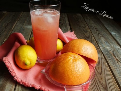 Refreshing grapefruit drink