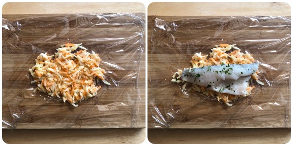 filetti di branzino in crosta croccante - cartoccio 1