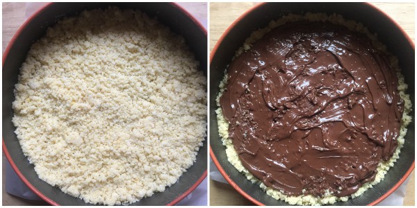 sbriciolata cocco e nutella - procedimento 2