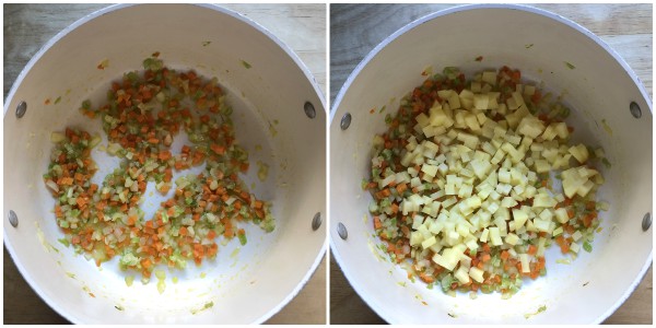 carote sedano cipolla e patate