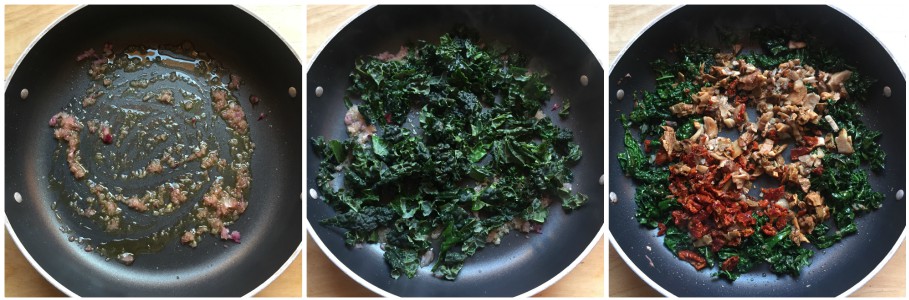 Pasta ai funghi - procedimento 1