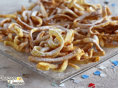 Tagliatelle dolci di Carnevale